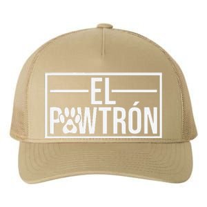 El Pawtrón Cat Dad Cat Grandpa Funny Fathers Day Cat Lover Yupoong Adult 5-Panel Trucker Hat