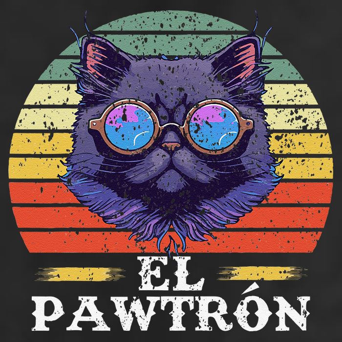 El Pawtrón Cat Dad Grandpa Daddy Cat Fathers Day Adult Drive Performance Visor