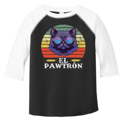 El Pawtrón Cat Dad Grandpa Daddy Cat Fathers Day Toddler Fine Jersey T-Shirt