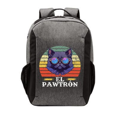 El Pawtrón Cat Dad Grandpa Daddy Cat Fathers Day Vector Backpack