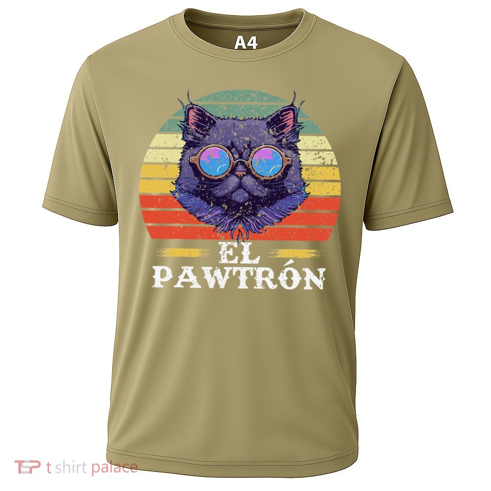 El Pawtrón Cat Dad Grandpa Daddy Cat Fathers Day Performance Shirt