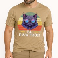 El Pawtrón Cat Dad Grandpa Daddy Cat Fathers Day Cooling Performance Crew T-Shirt
