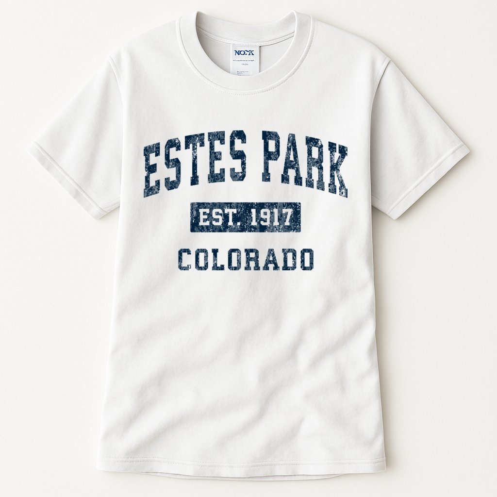 Estes Park Colorado Co Vintage Sports Tall T-Shirt