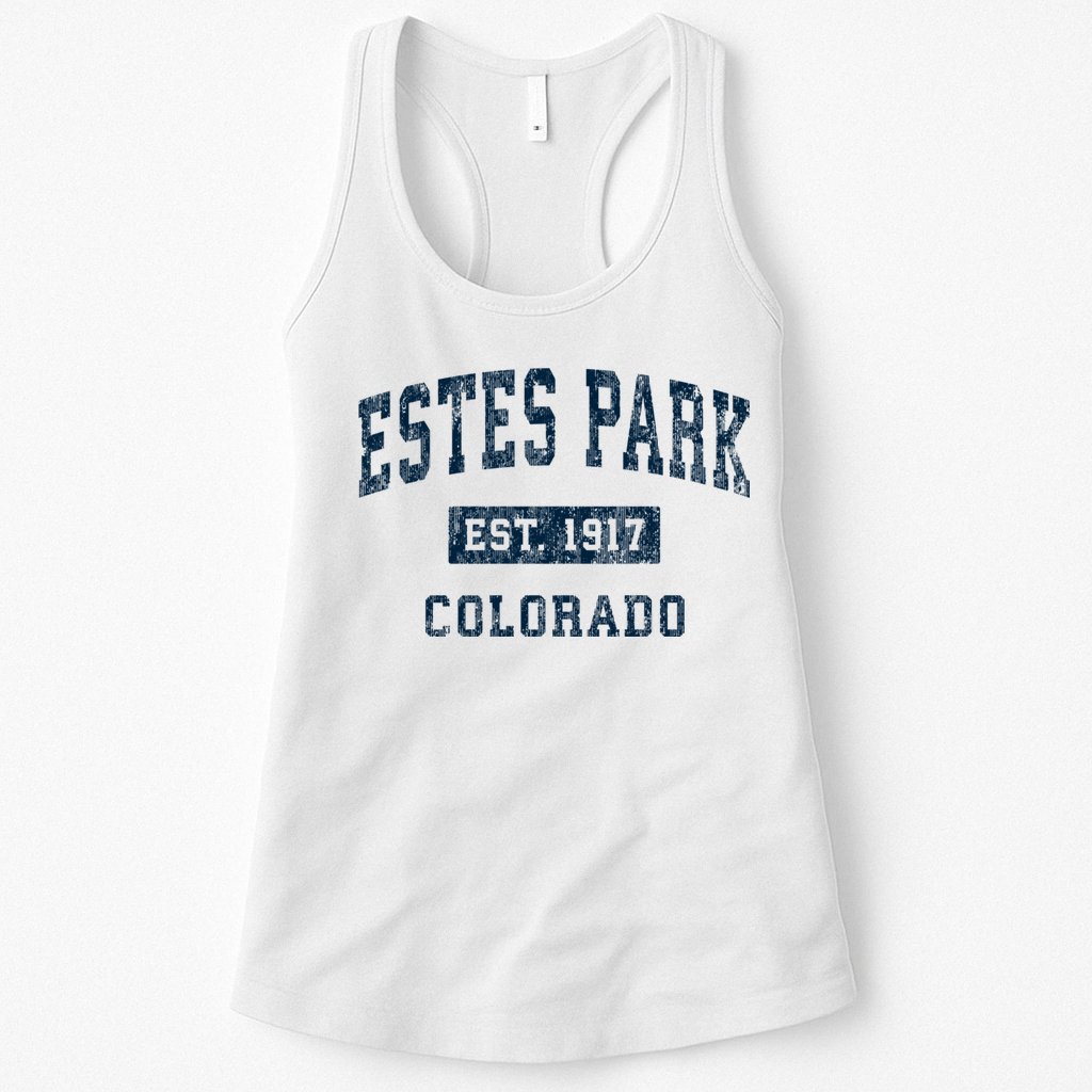 Estes Park Colorado Co Vintage Sports Womens Tank Top