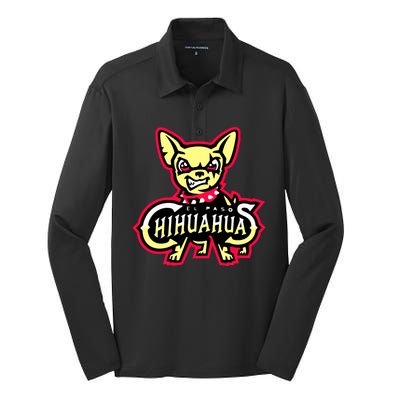 El Paso Chihuahua Baseball Fans Silk Touch Performance Long Sleeve Polo