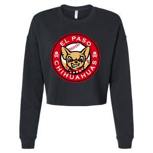 El Paso Chihuahuas Baseball Angry Chihuahua Dog For Fans Cropped Pullover Crew