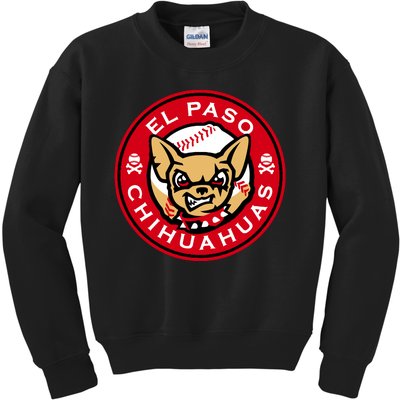 El Paso Chihuahuas Baseball Angry Chihuahua Dog For Fans Kids Sweatshirt