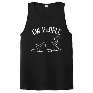 Ew People Cat Cats Meow Kitty Lovers Hate People Gift PosiCharge Competitor Tank