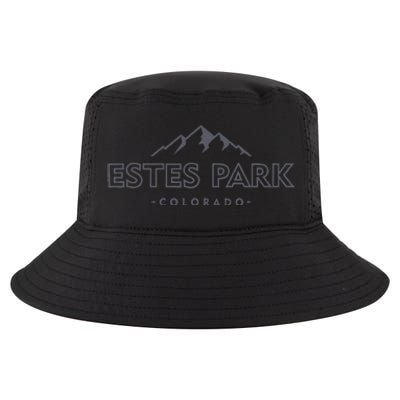 Estes Park Colorado Retro Mountain Ski Souvenir Cool Comfort Performance Bucket Hat