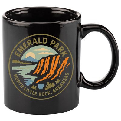 Emerald Park Cliffs North Little Rock Arkansas 11oz C Handle Ceramic Mug