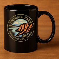 Emerald Park Cliffs North Little Rock Arkansas 11oz C Handle Ceramic Mug