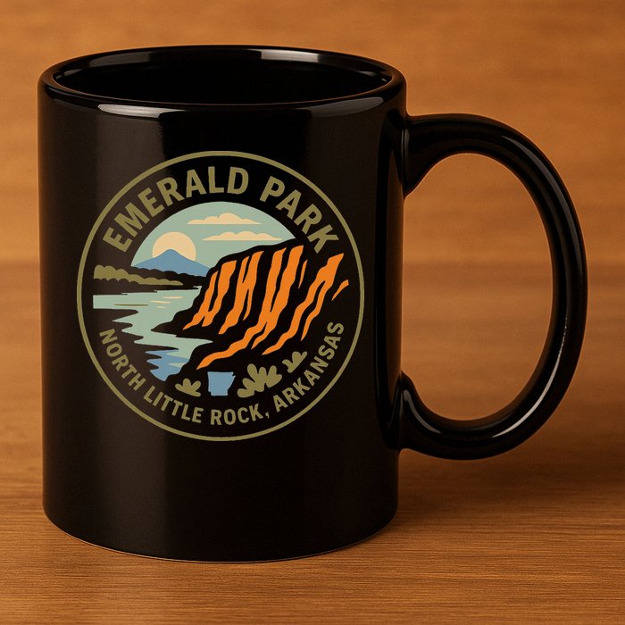 Emerald Park Cliffs North Little Rock Arkansas 11oz C Handle Ceramic Mug