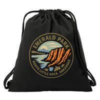 Emerald Park Cliffs North Little Rock Arkansas Drawstring Bag