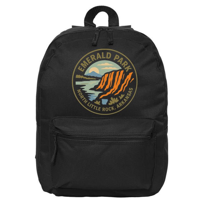 Emerald Park Cliffs North Little Rock Arkansas 16 in Basic Backpack