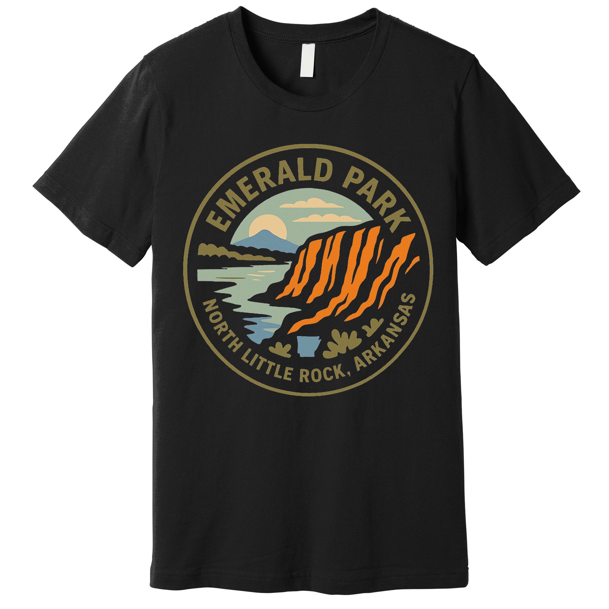 Emerald Park Cliffs North Little Rock Arkansas Premium T-Shirt