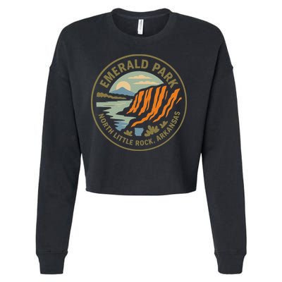 Emerald Park Cliffs North Little Rock Arkansas Cropped Pullover Crew