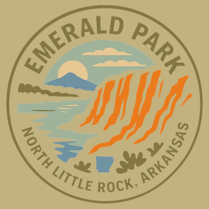 Emerald Park Cliffs North Little Rock Arkansas Cooling Performance Crew T-Shirt