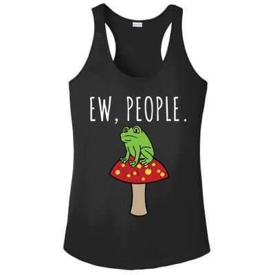 Ew People Cottagecore Frog Mushroom Ladies PosiCharge Competitor Racerback Tank