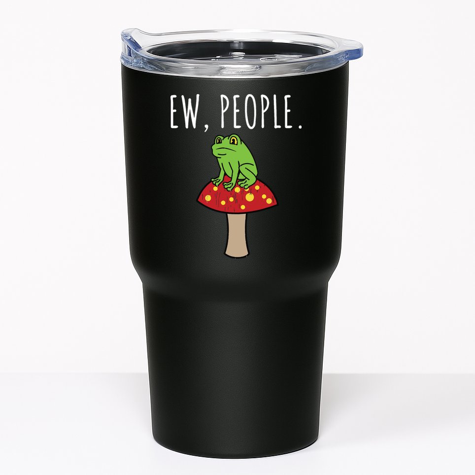 Ew People Cottagecore Frog Mushroom Tumbler