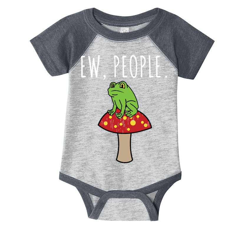 Ew People Cottagecore Frog Mushroom Infant Baby Jersey Bodysuit