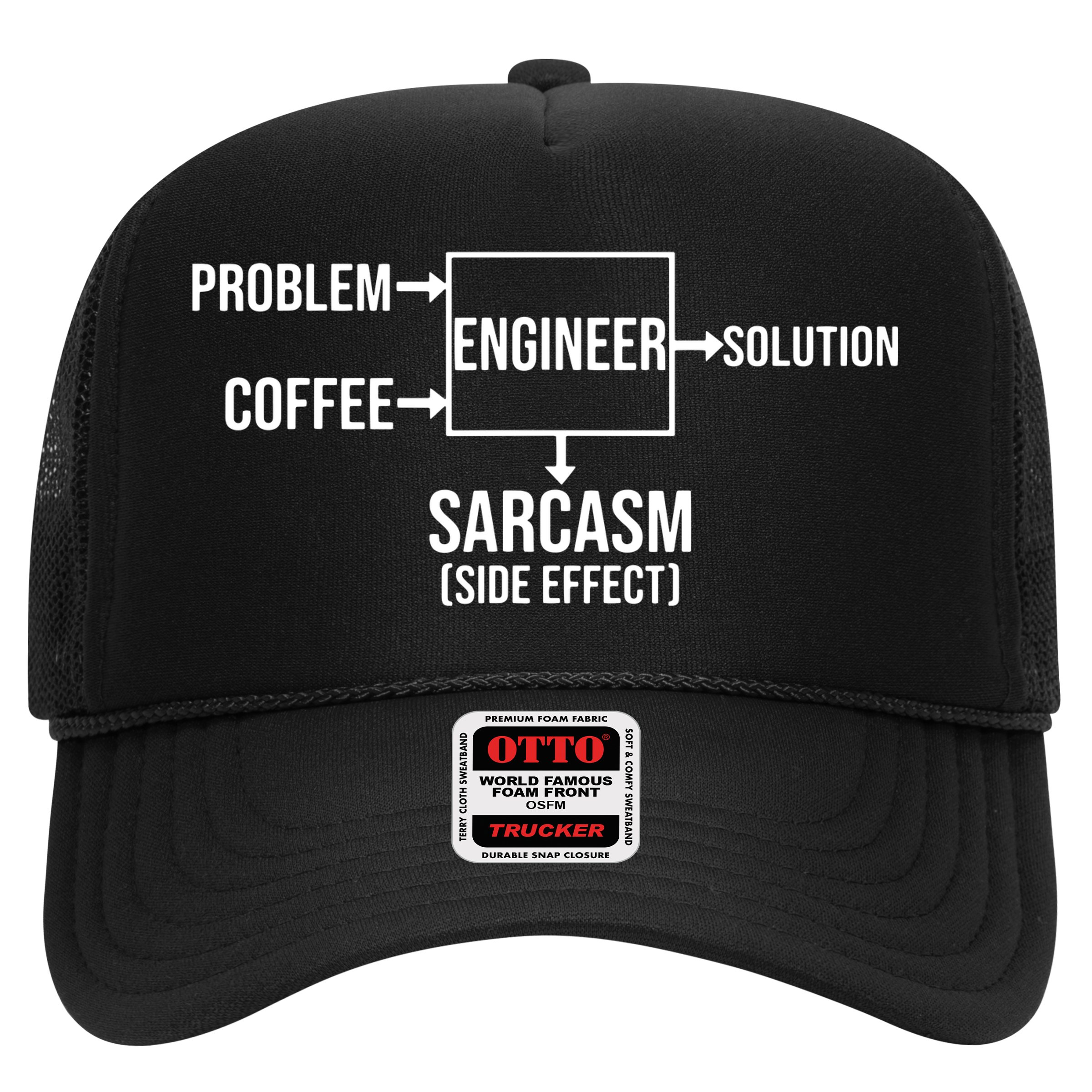 Engineer Problem Coffee Sarcasm Funny Engineering Gift Hat