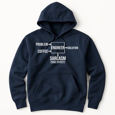 Engineer Problem Coffee Sarcasm Funny Engineering Gift Hoodie