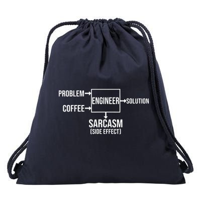Engineer Problem Coffee Sarcasm Funny Engineering Gift Drawstring Bag