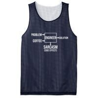 Engineer Problem Coffee Sarcasm Funny Engineering Gift Mesh Reversible Basketball Jersey Tank