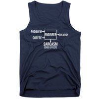Engineer Problem Coffee Sarcasm Funny Engineering Gift Tank Top