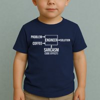 Engineer Problem Coffee Sarcasm Funny Engineering Gift Toddler T-Shirt