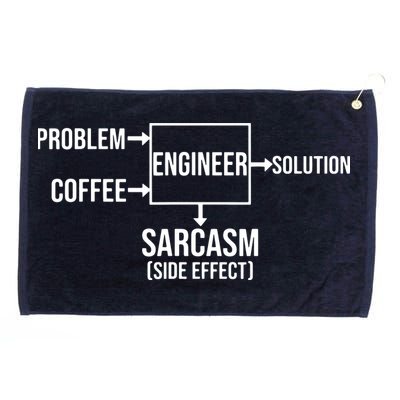 Engineer Problem Coffee Sarcasm Funny Engineering Gift Grommeted Golf Towel