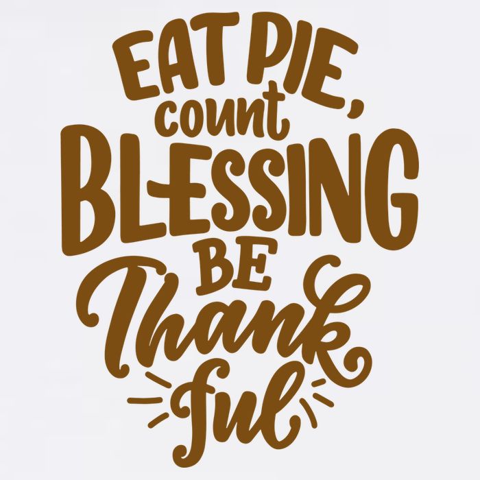 Eat Pie Count Blessing Be Thankful Thanksgiving Holiday Cool Comfort Performance Bucket Hat