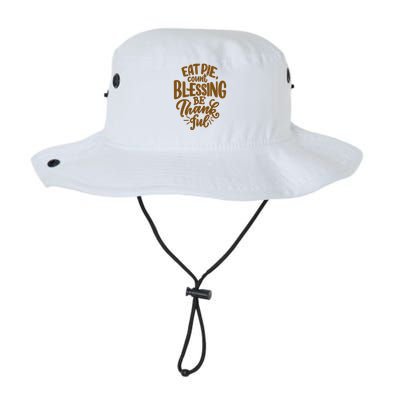Eat Pie Count Blessing Be Thankful Thanksgiving Holiday Bucket Hat