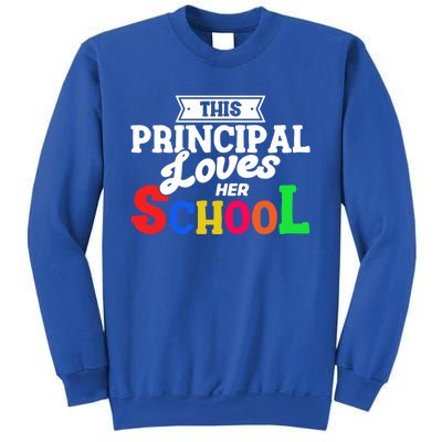 Eletary Principals Day This Principal Loves Her School Gift Sweatshirt