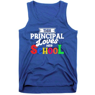 Eletary Principals Day This Principal Loves Her School Gift Tank Top