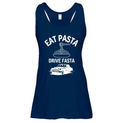 Eat Pasta Drive Fasta Ladies Essential Flowy Tank