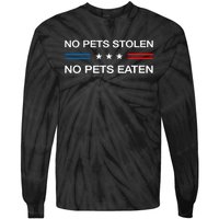 Eating Pets Dogs Was False 2024 Election Vote Kamala Harris Tie-Dye Long Sleeve Shirt