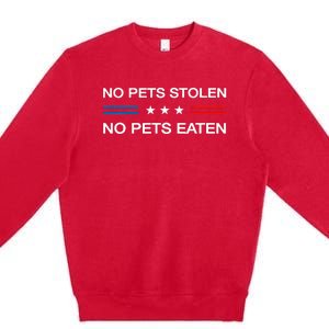 Eating Pets Dogs Was False 2024 Election Vote Kamala Harris Premium Crewneck Sweatshirt