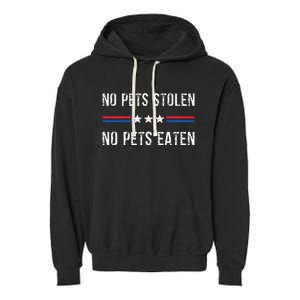 Eating Pets Dogs Was False 2024 Election Vote Kamala Harris Garment-Dyed Fleece Hoodie