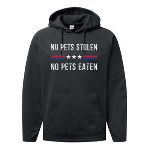 Eating Pets Dogs Was False 2024 Election Vote Kamala Harris Performance Fleece Hoodie