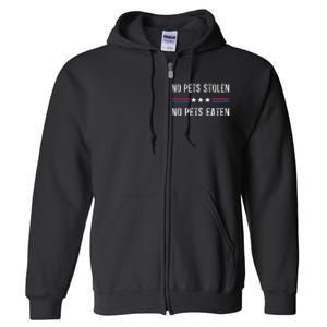 Eating Pets Dogs Was False 2024 Election Vote Kamala Harris Full Zip Hoodie