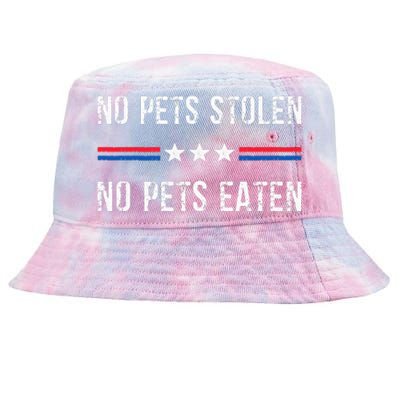 Eating Pets Dogs Was False 2024 Election Vote Kamala Harris Tie-Dyed Bucket Hat