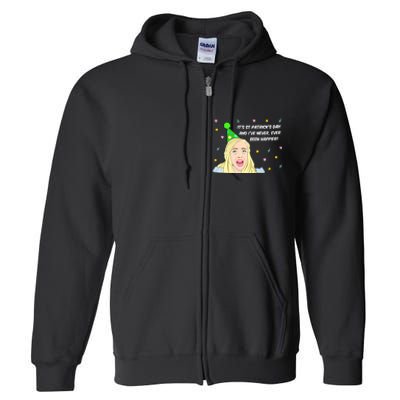 Euphoria Patrick's Day Cassie I've Never Been Happier Saint Patrick's Day Full Zip Hoodie