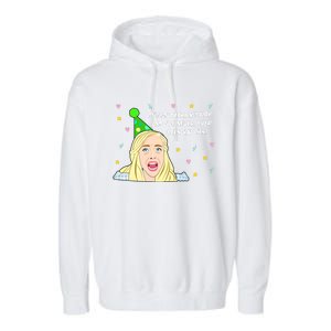 Euphoria Patrick's Day Cassie I've Never Been Happier Saint Patrick's Day Garment-Dyed Fleece Hoodie