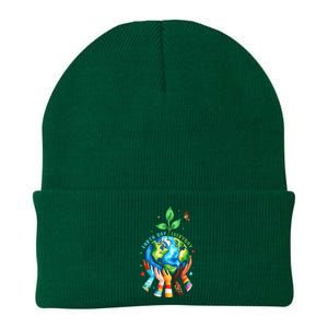 Everyday Protect Environment Save The Planet Knit Cap Winter Beanie