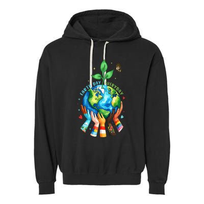 Everyday Protect Environment Save The Planet Garment-Dyed Fleece Hoodie
