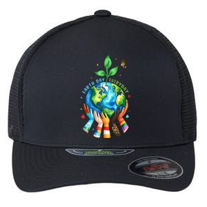 Everyday Protect Environment Save The Planet Flexfit Unipanel Trucker Cap