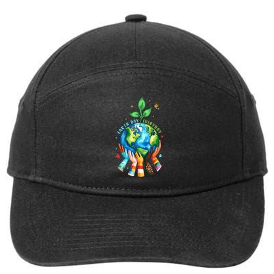 Everyday Protect Environment Save The Planet 7-Panel Snapback Hat
