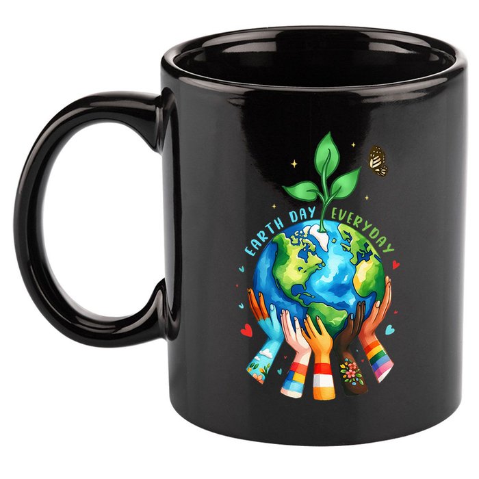 Everyday Protect Environment Save The Planet 11oz C Handle Ceramic Mug