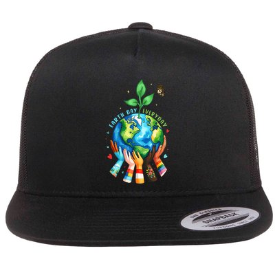 Everyday Protect Environment Save The Planet Flatbill Hat